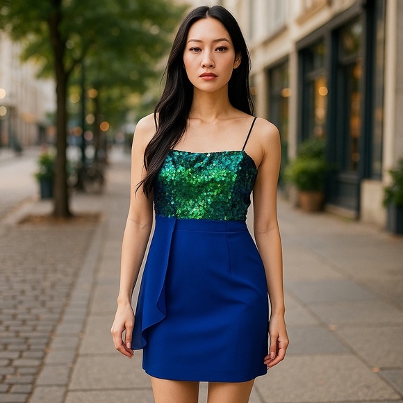 REVOLVE NWT NINA SEQUIN DRESS SIZE 6 - Picture 1 of 6